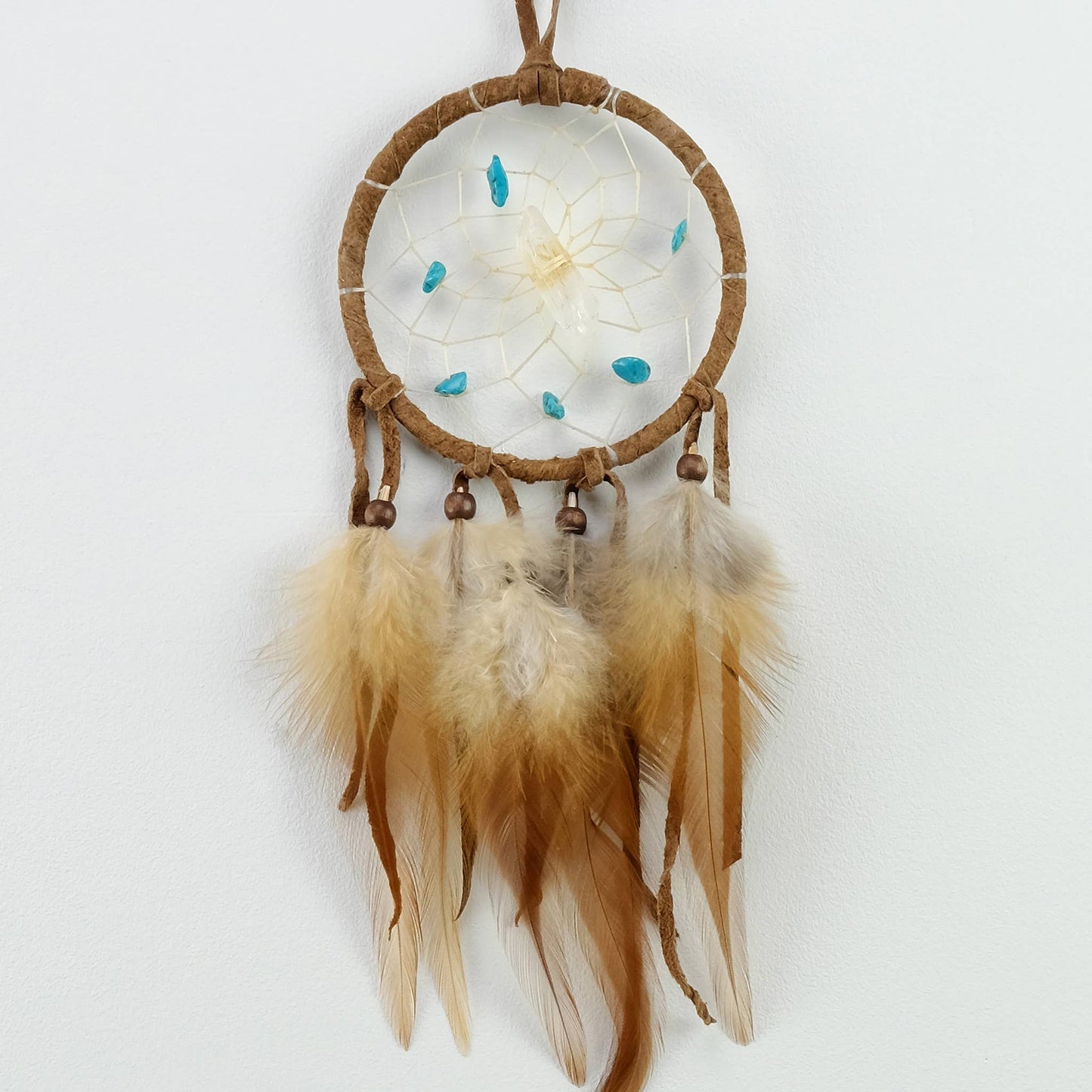 3" Brown Vision Seeker with Quartz Crystal and Stones