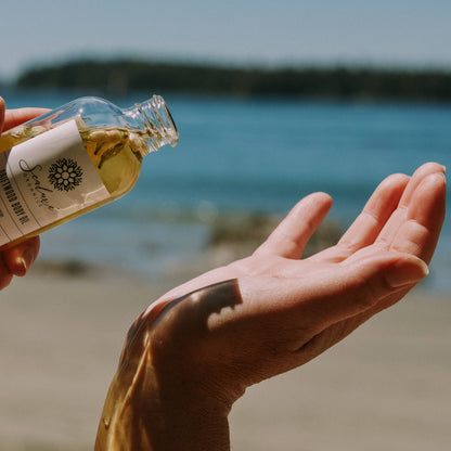 Rose bath and Body Oil (Sea Kelp Infused)