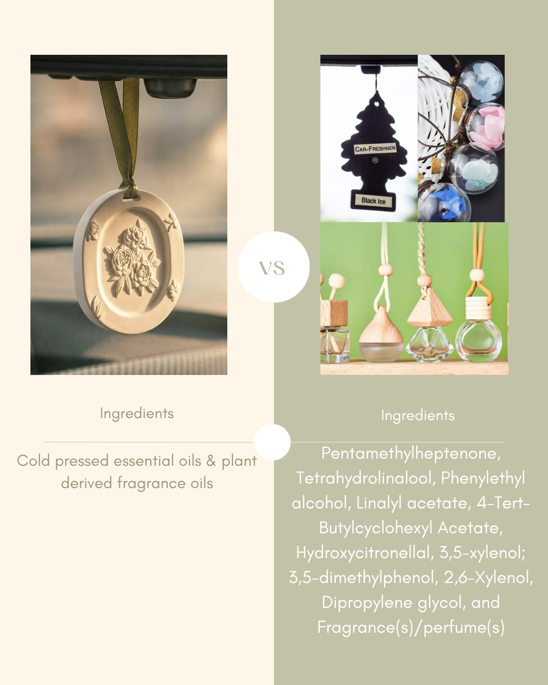Botanical Stone Pendant  | The Oriental Blend