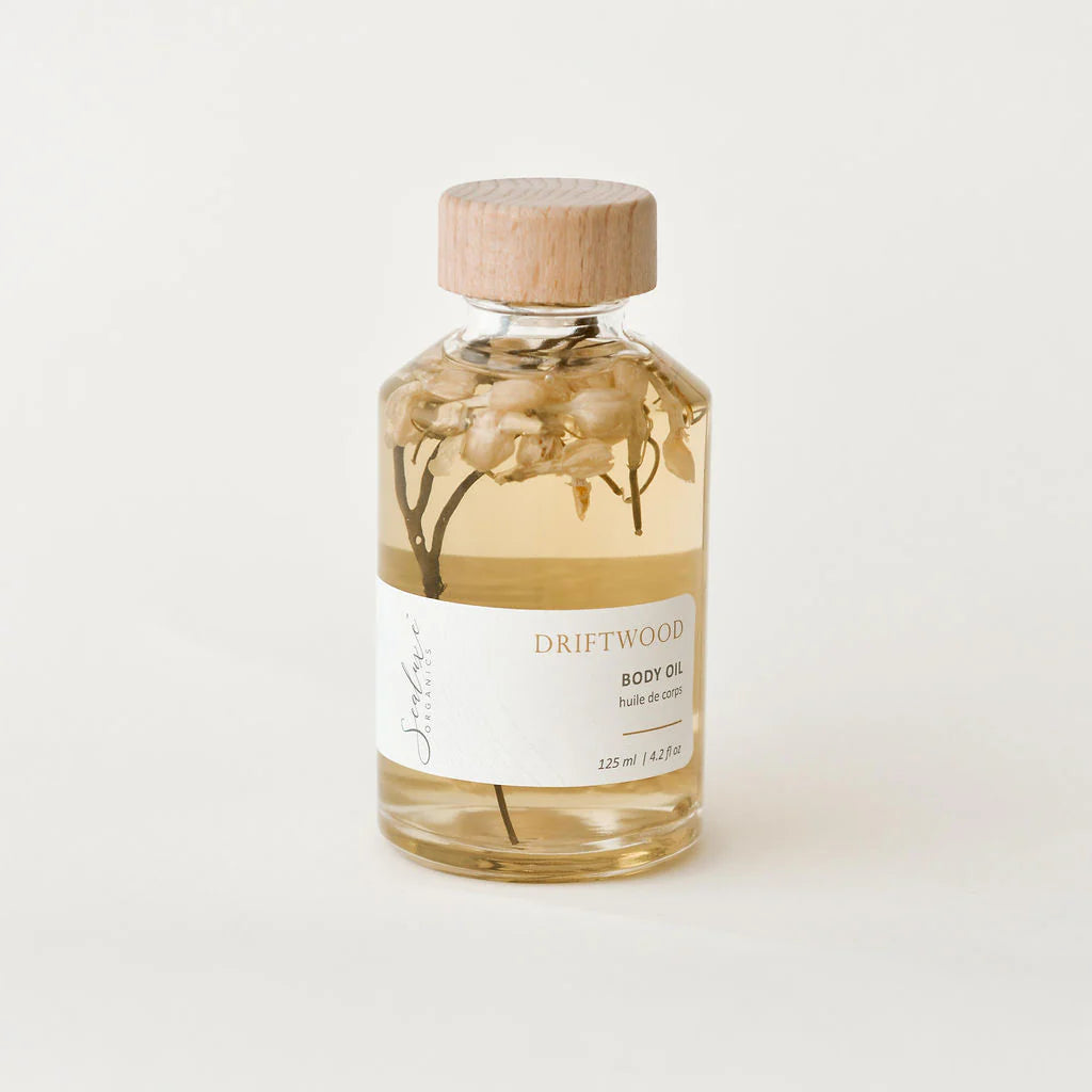 Driftwood Bath and Body Oil (Sea Kelp Infused)