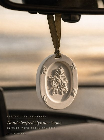 Natural Car Freshener | Gypsum Stone Pendant