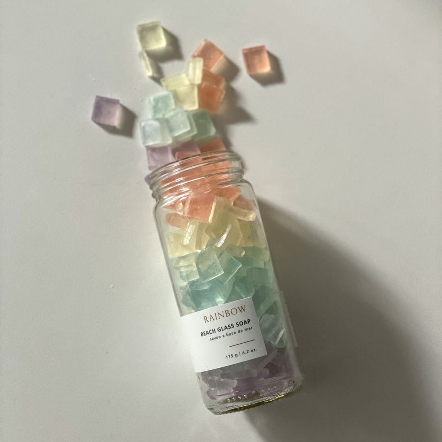 Rainbow Beach Glass Soap (Sea Kelp Infused)