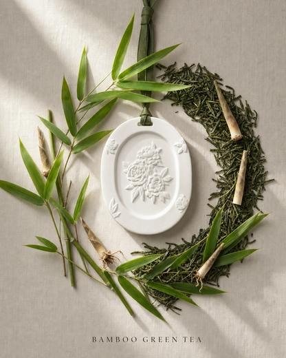 Botanical Stone Pendant  | The Oriental Blend