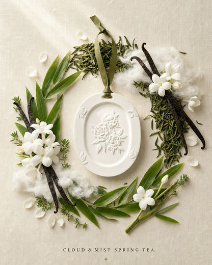 Botanical Stone Pendant  | The Oriental Blend