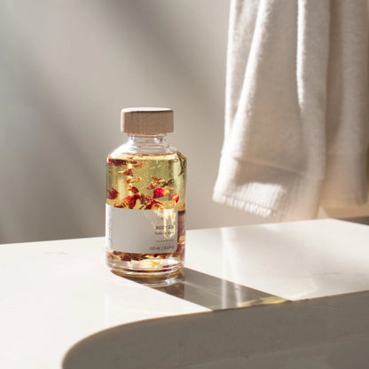 Rose bath and Body Oil (Sea Kelp Infused)