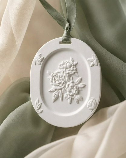 Botanical Stone Pendant  | The Oriental Blend