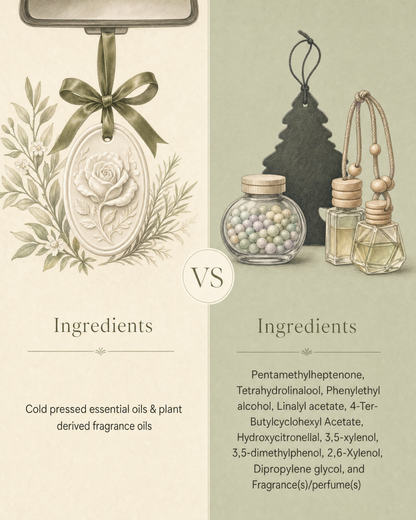 Natural Car Freshener | Gypsum Stone Pendant