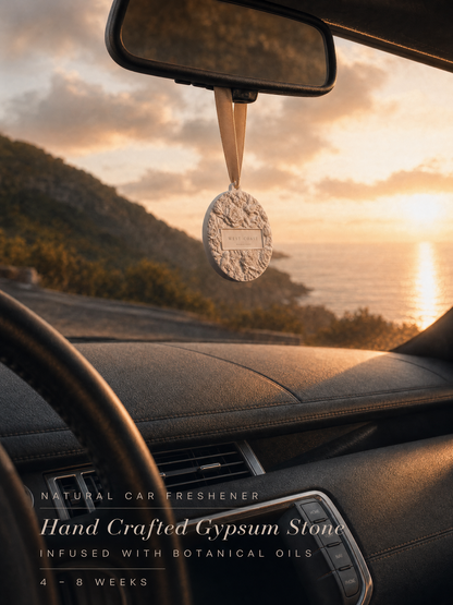 Natural Car Freshener | Gypsum Stone Pendant